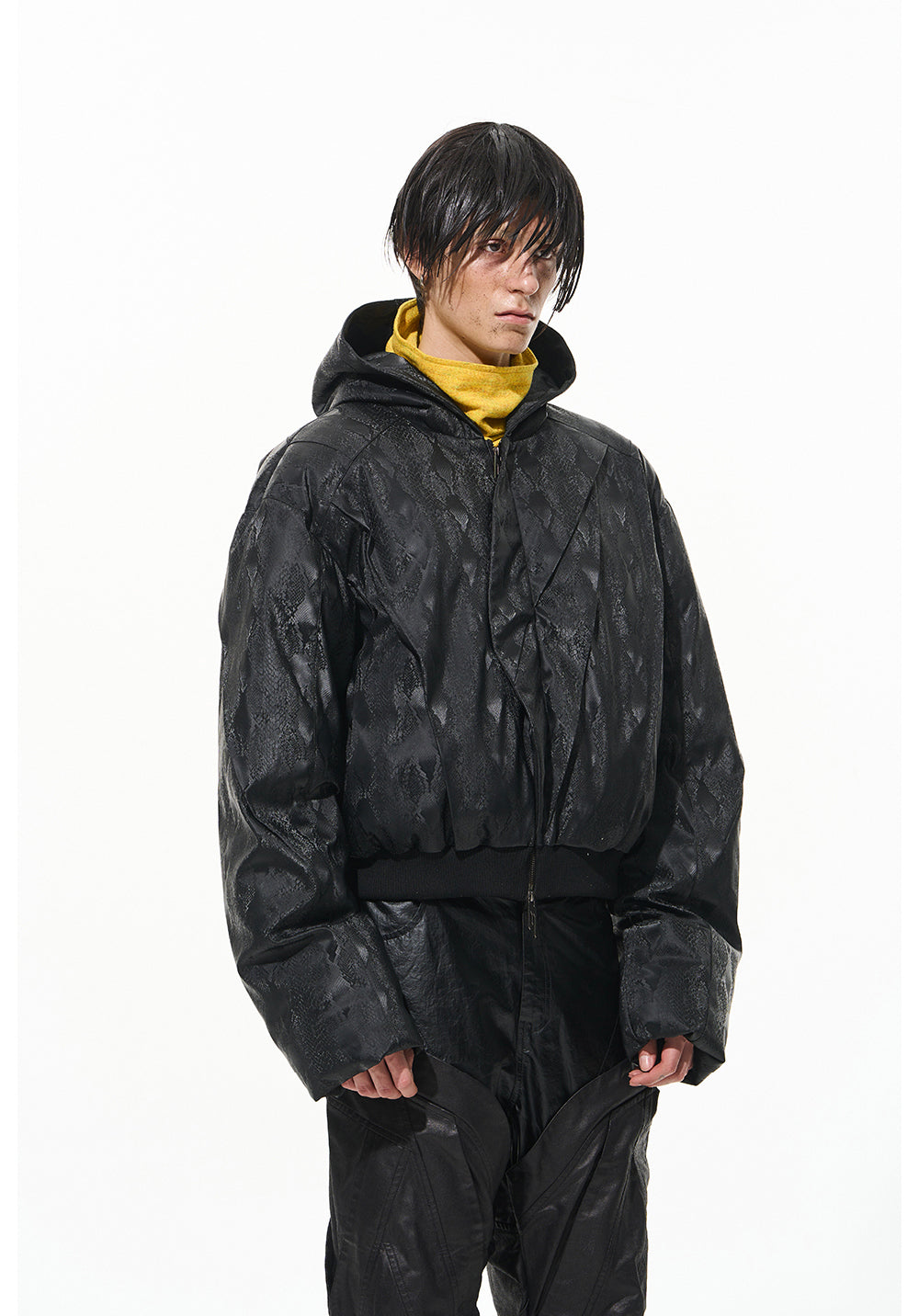 High-end series hooded cotton jacket