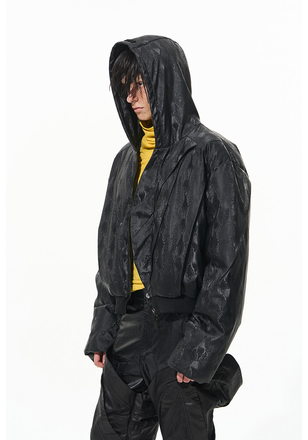 High-end series hooded cotton jacket