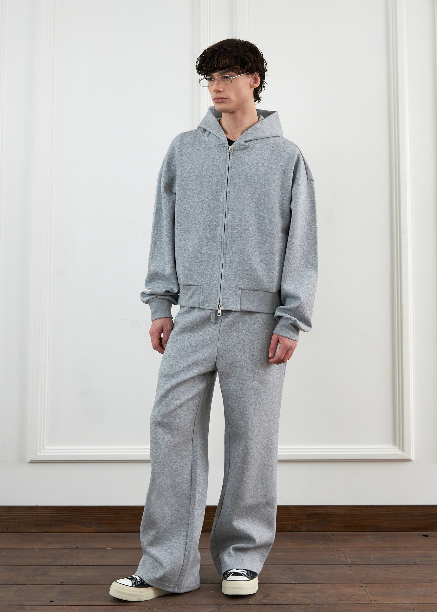 Stand-Up Hooded Sweatshirt Set