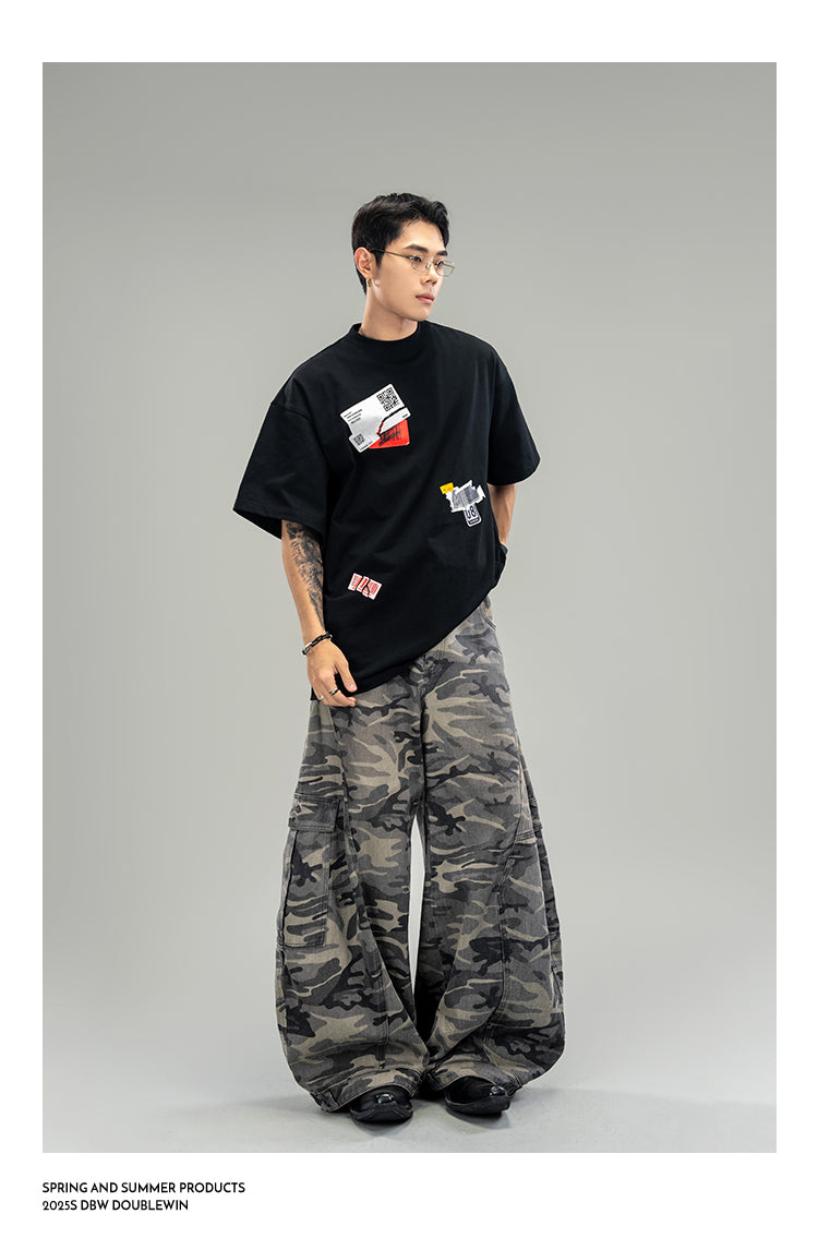 Trendy Round Neck T-Shirt