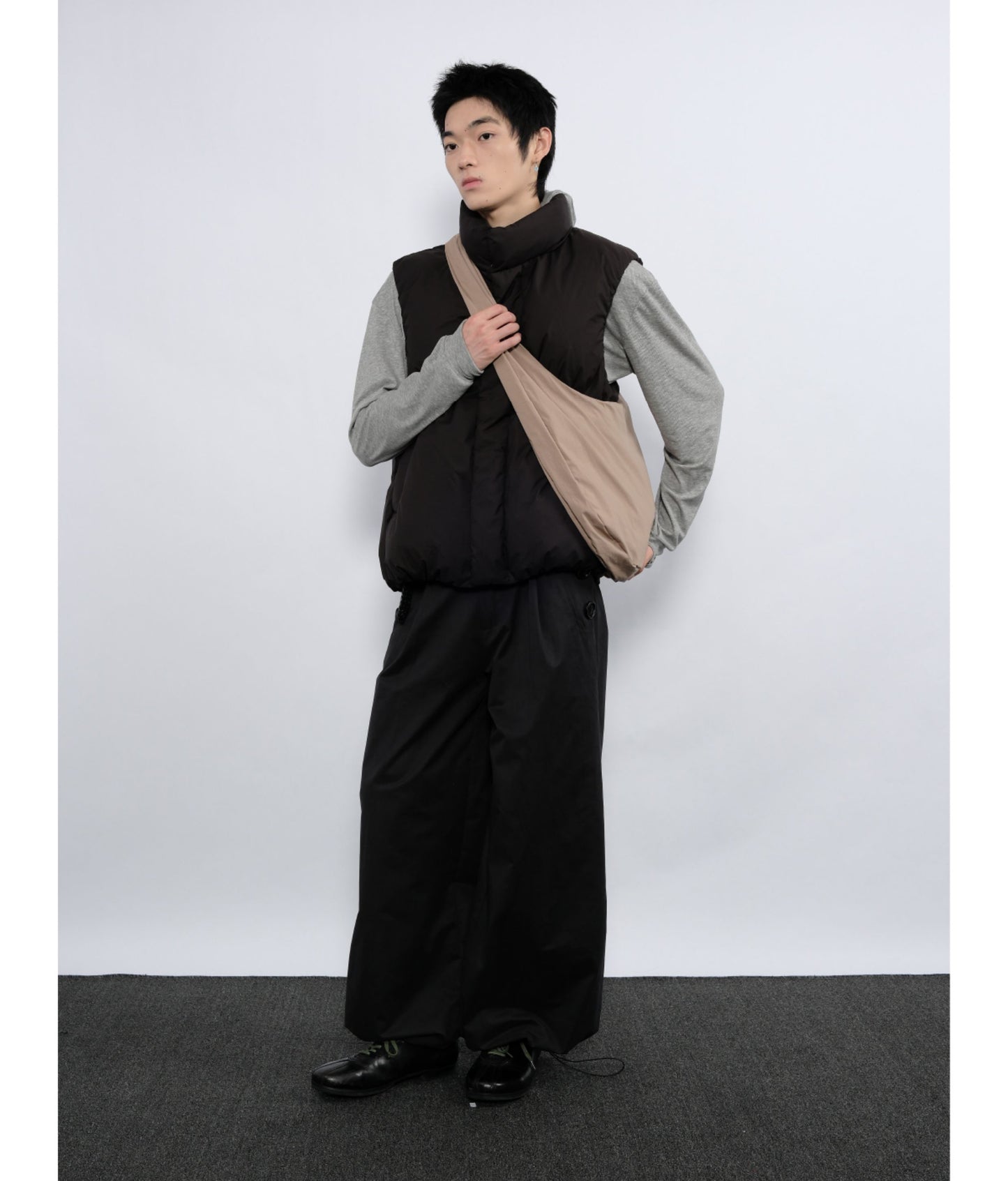 Side Button Casual Pants