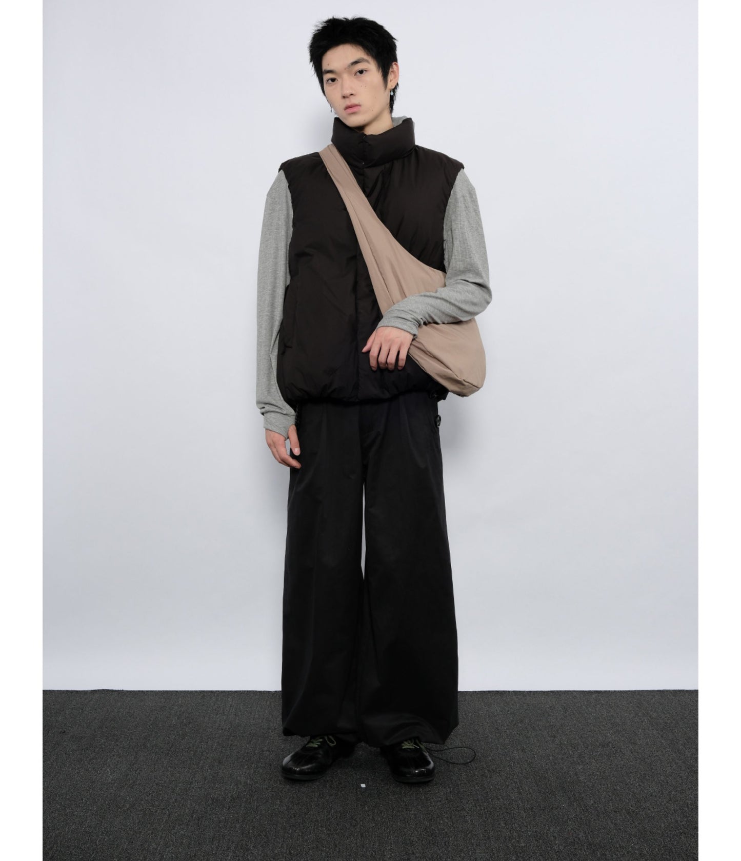 Side Button Casual Pants