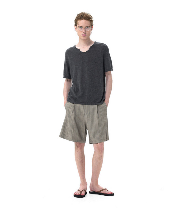 Casual Striped Shorts