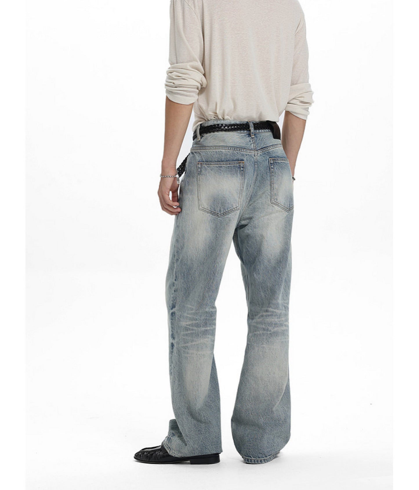 Vintage Heavy-Duty Honeycomb Denim Pants