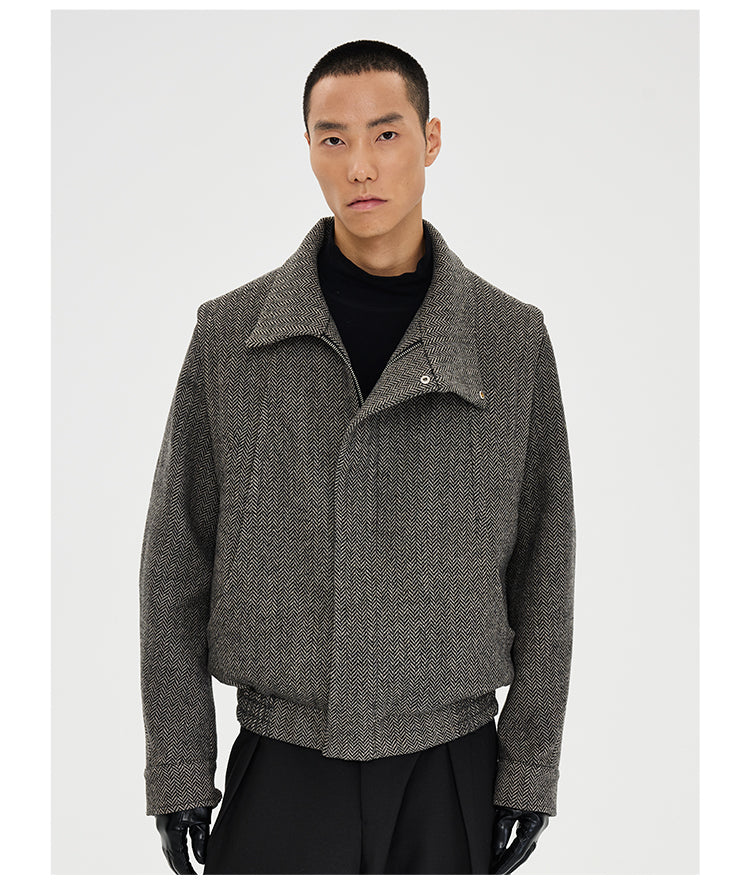 Herringbone Wool Jacket