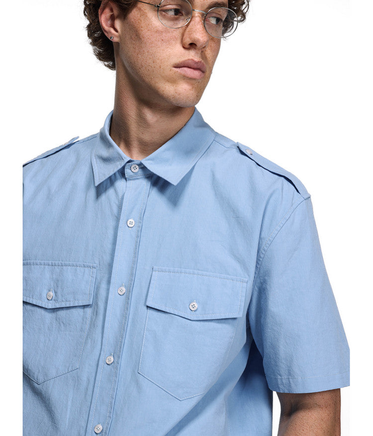 Workwear-style shirt