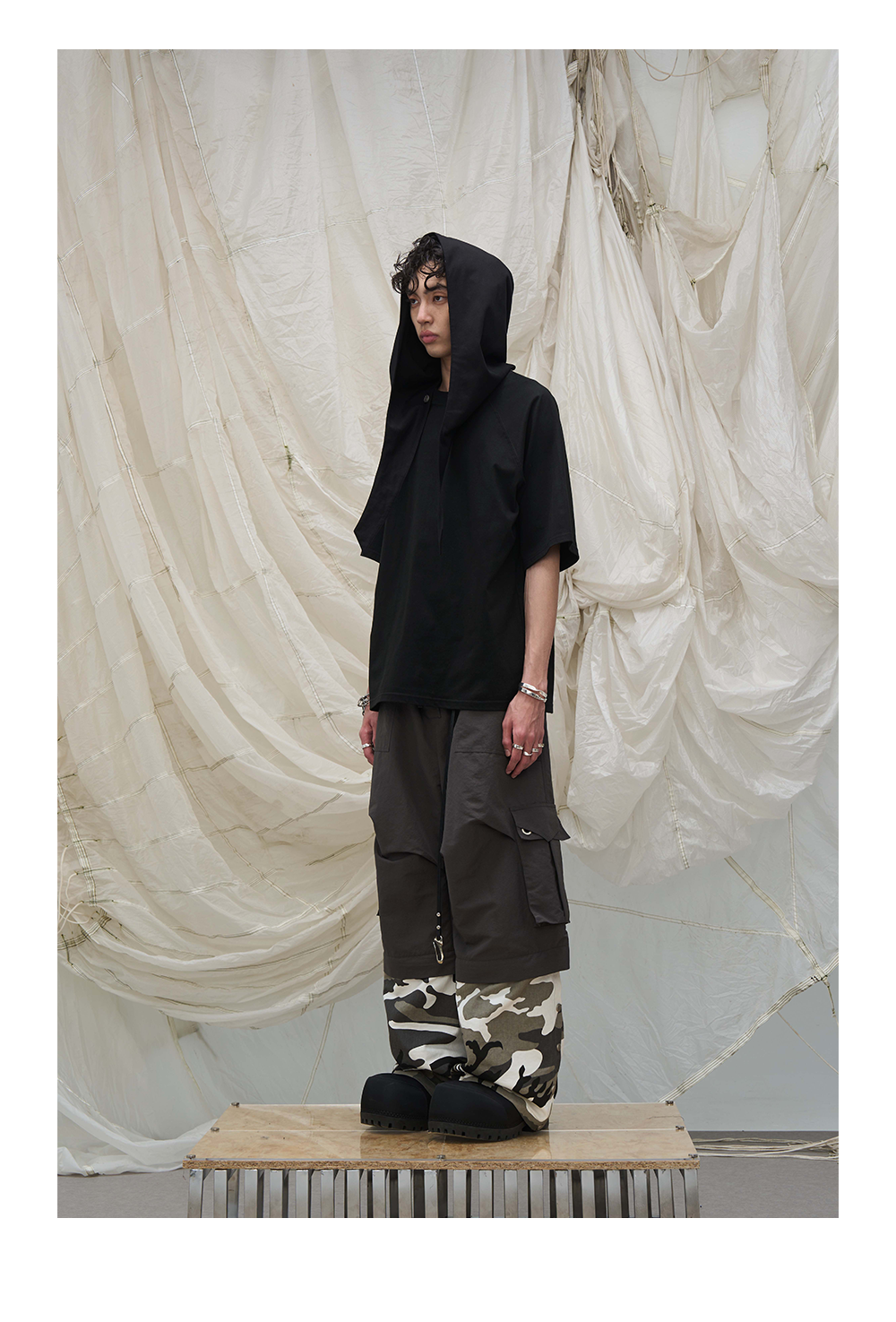 Detachable camouflage workwear casual pants