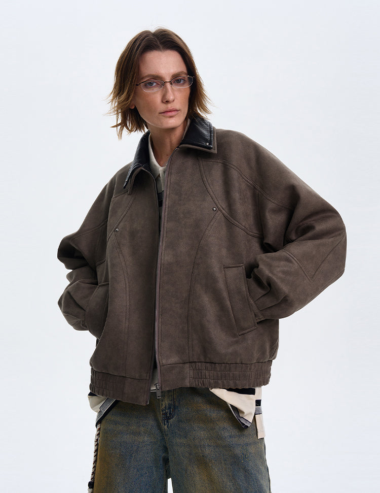 Barn Style Suede Jacket