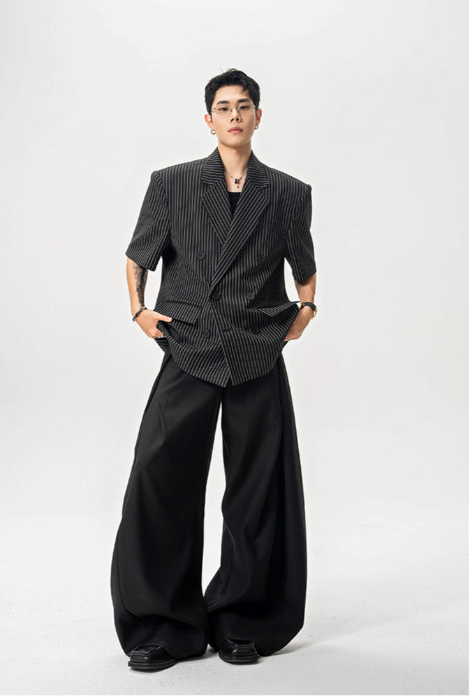 Wide Shoulder Jacket