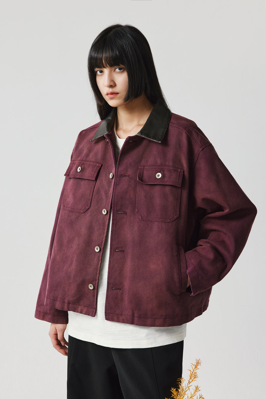 Short A-line jacket