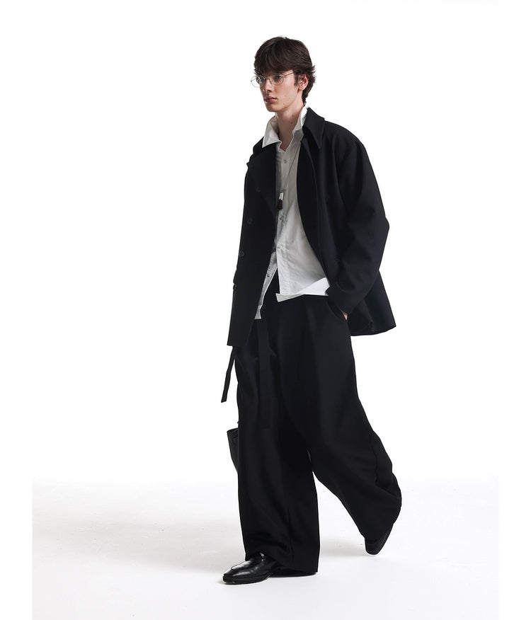 Minimalist silhouette casual jacket