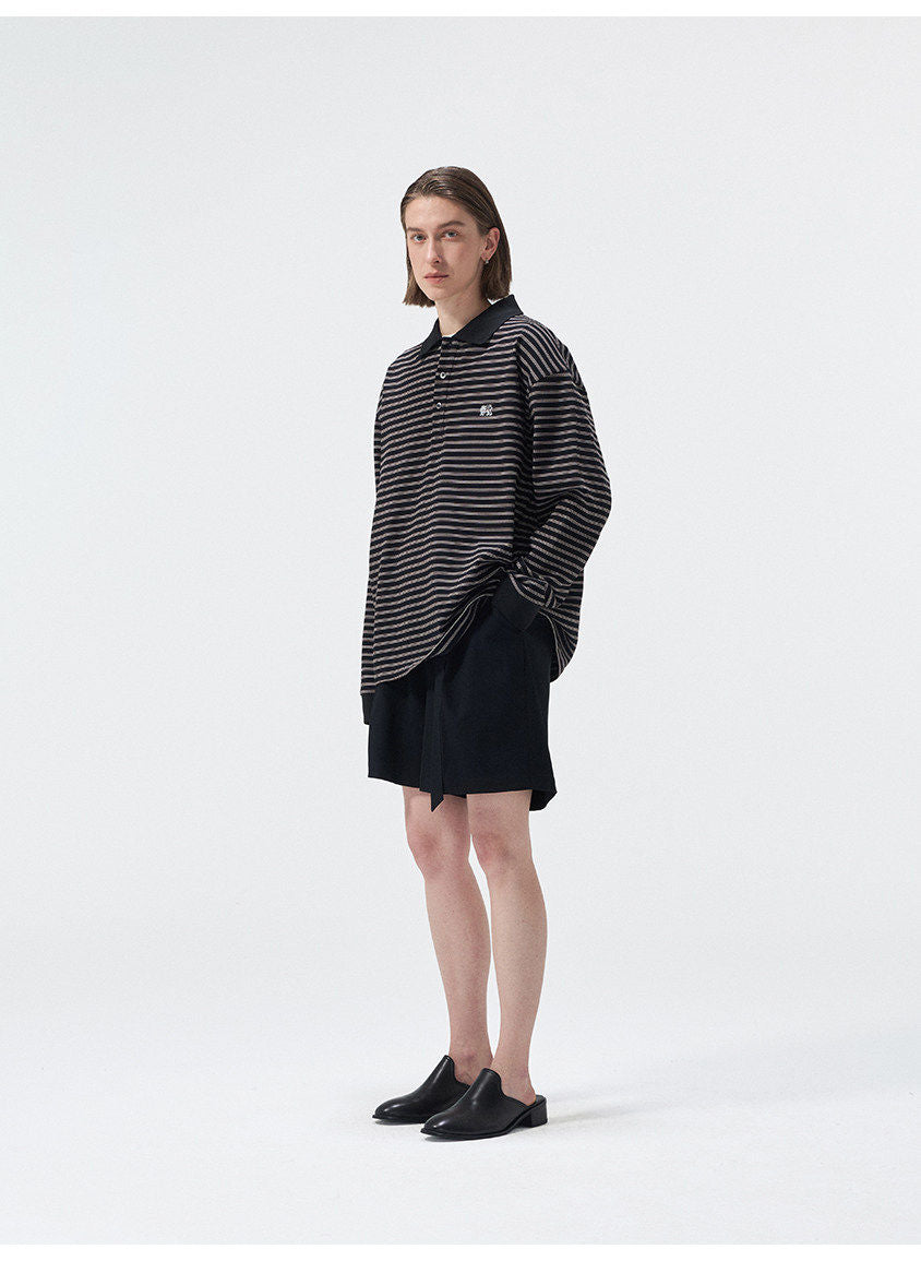 Single-pleat shorts