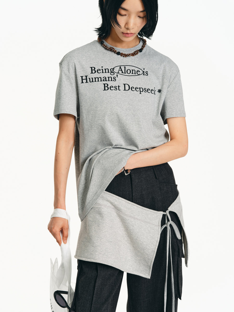 Slogan Print T-Shirt