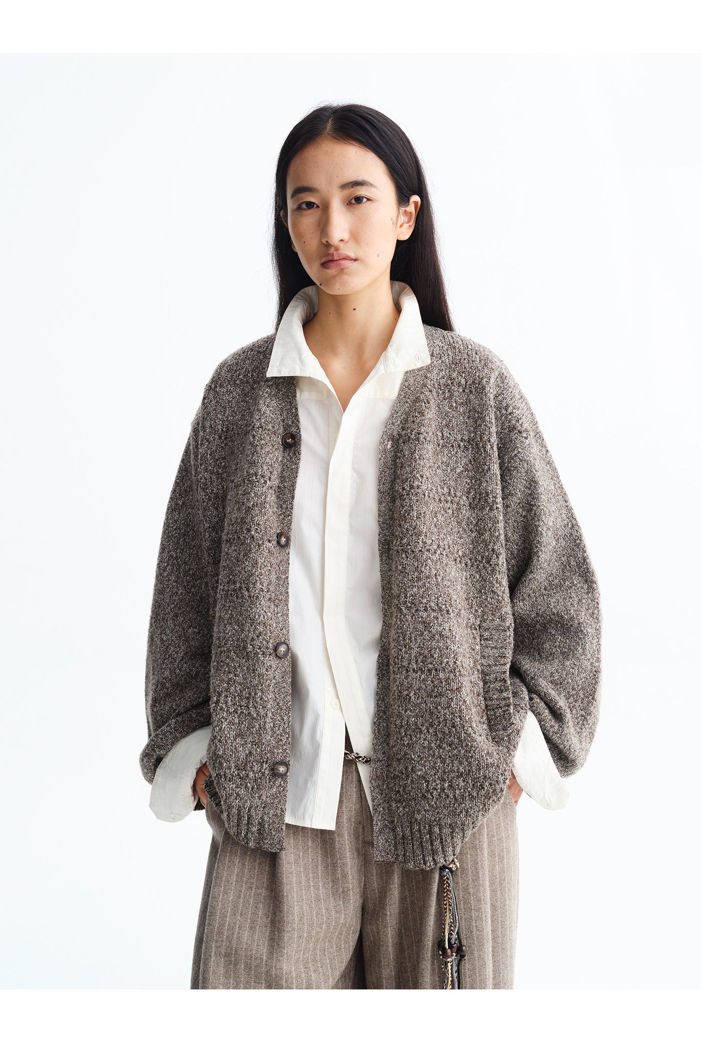 V-Neck Casual Cardigan