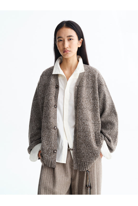 V-Neck Casual Cardigan