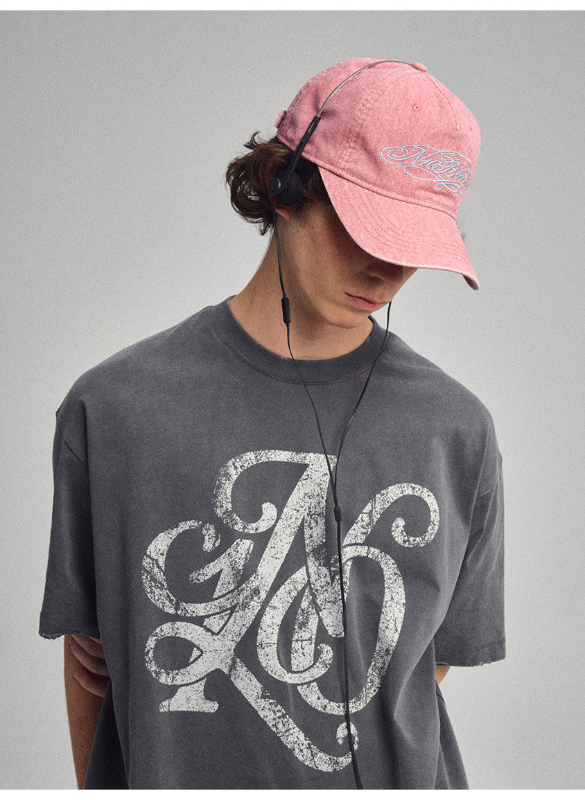 Alphabet Print T-Shirts
