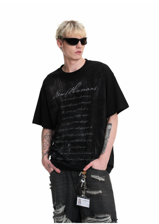 Letter Print T-Shirt