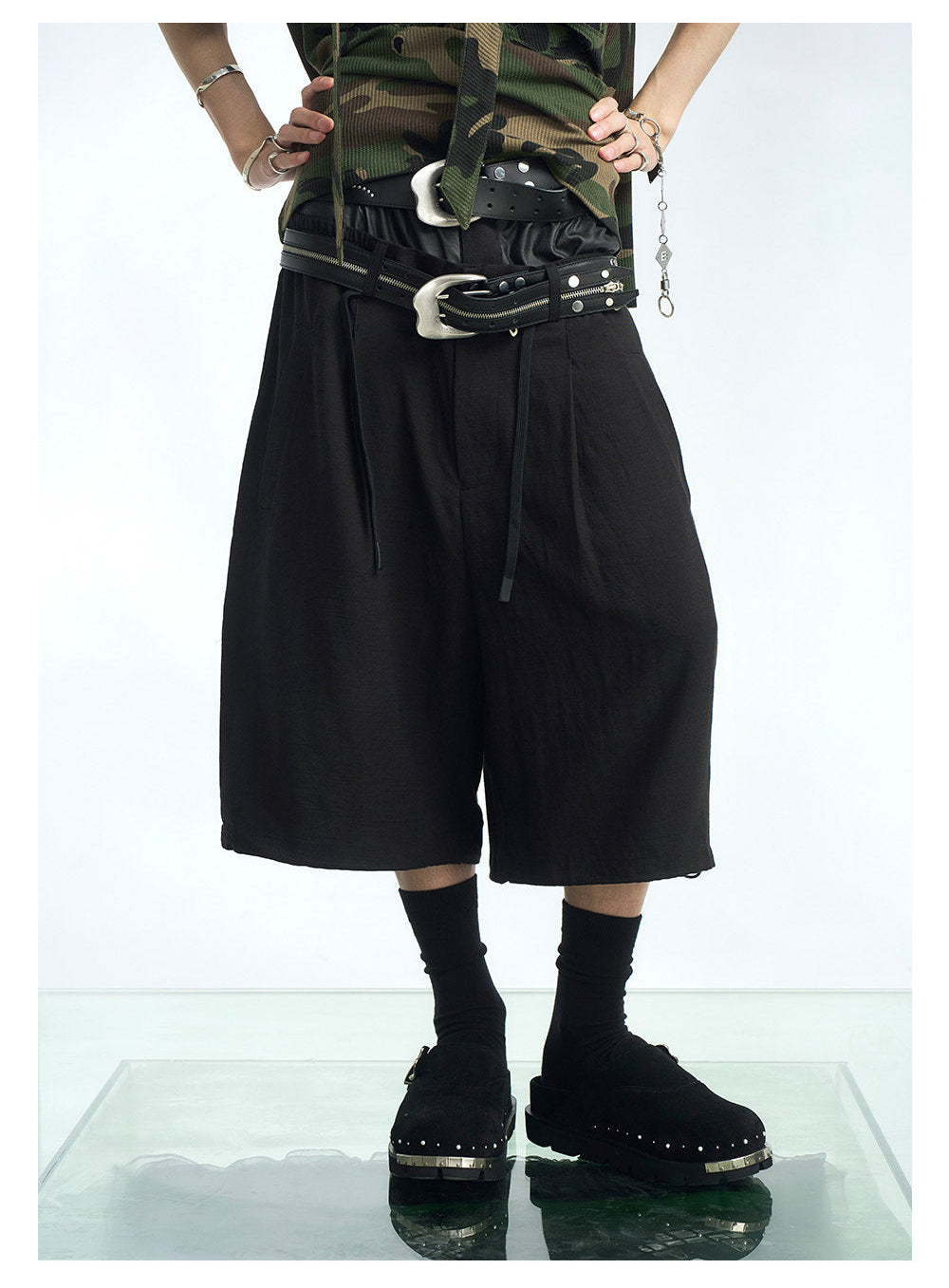 Double-Waistband Shorts