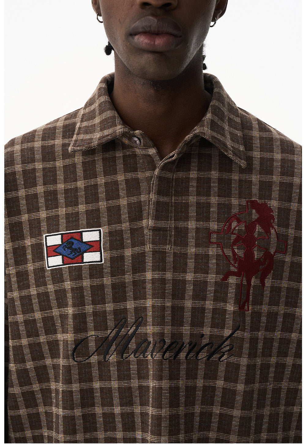 Retro Check Pattern Shirt