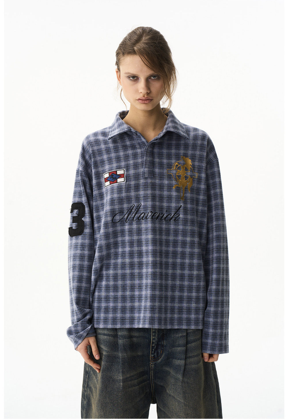 Retro Check Pattern Shirt