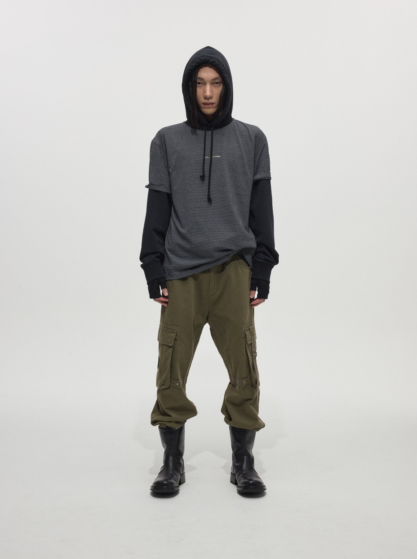 Webbing-Washed Cargo Pants