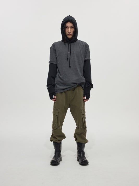 Webbing-Washed Cargo Pants