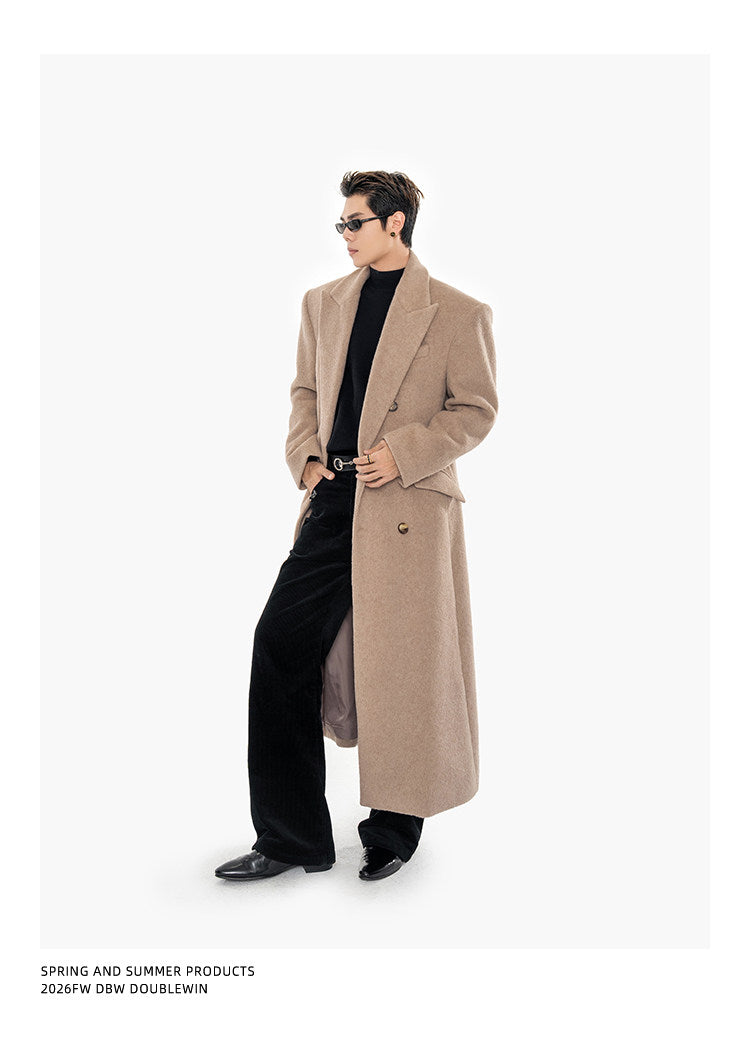 Simple Wool Long Coat