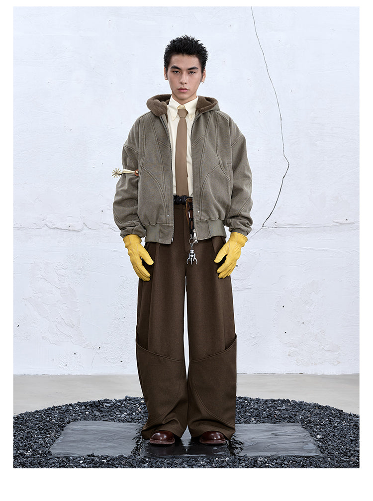 Heavy Canvas Mink Fur Jacket