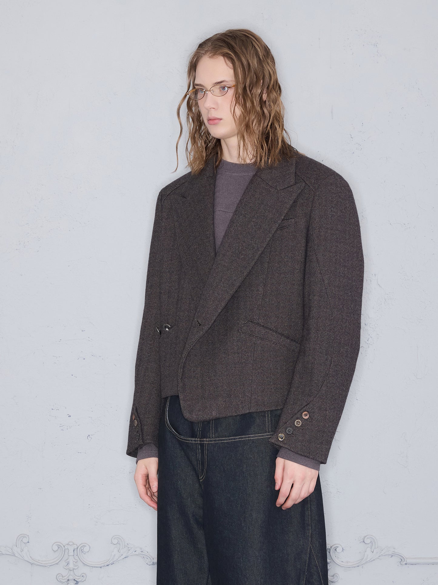 Herringbone Casual Jacket