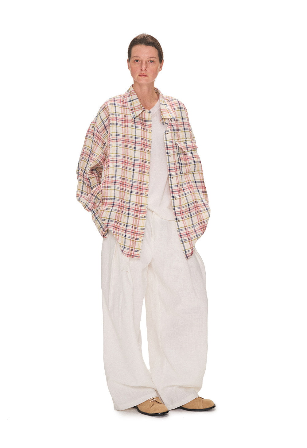 Checkered Linen Shirt