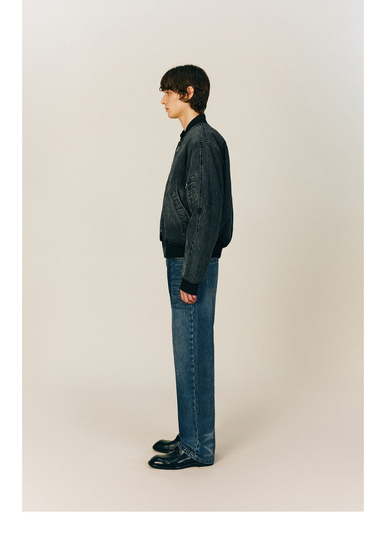 Bamboo denim cotton jacket