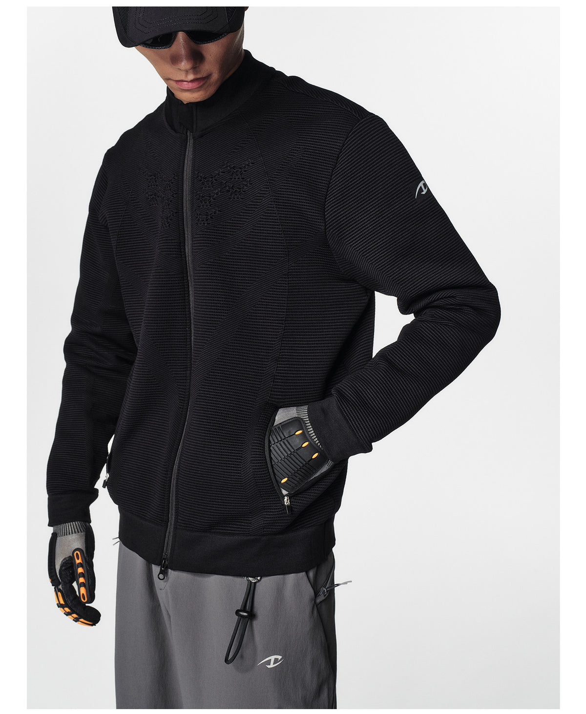 Clean Fit Simple Stand-Collar Jacket