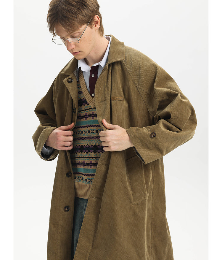 Reversible Corduroy Coat
