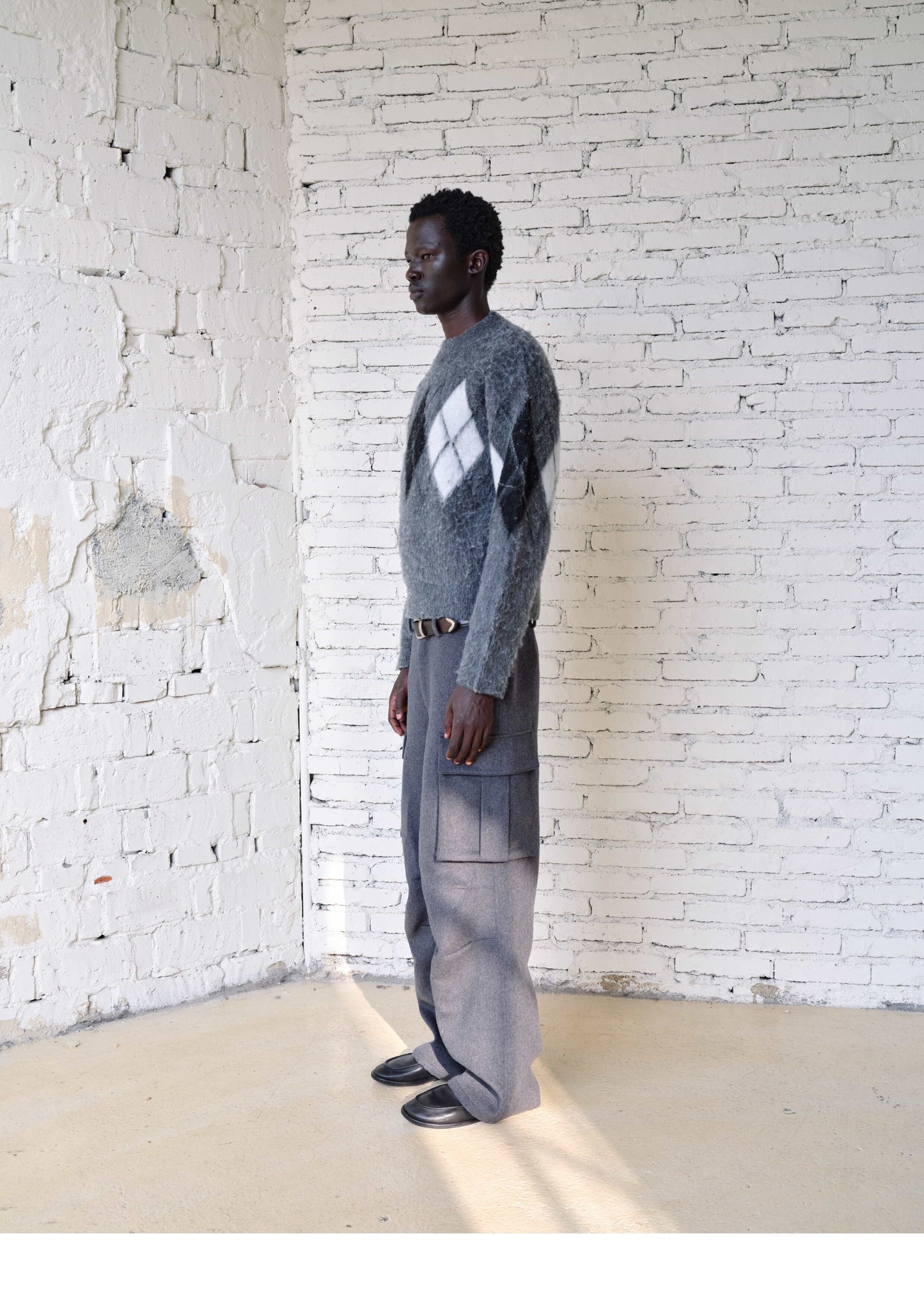 Wool-Blend Work Pants