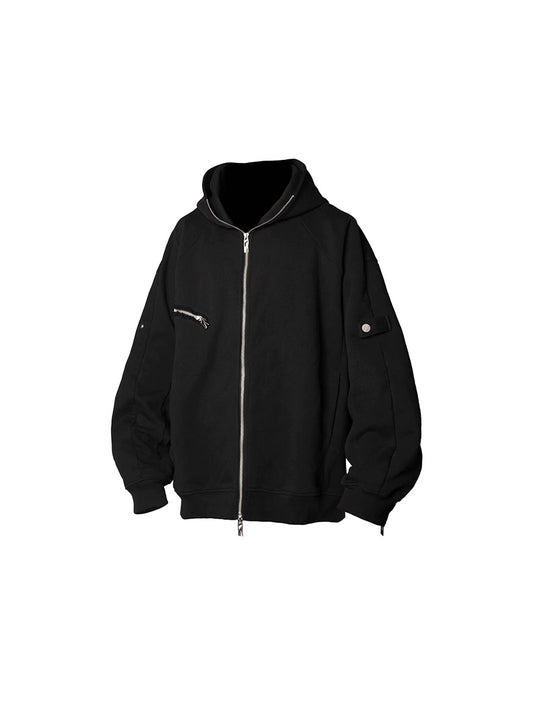 Detachable Zipper Sweatshirt