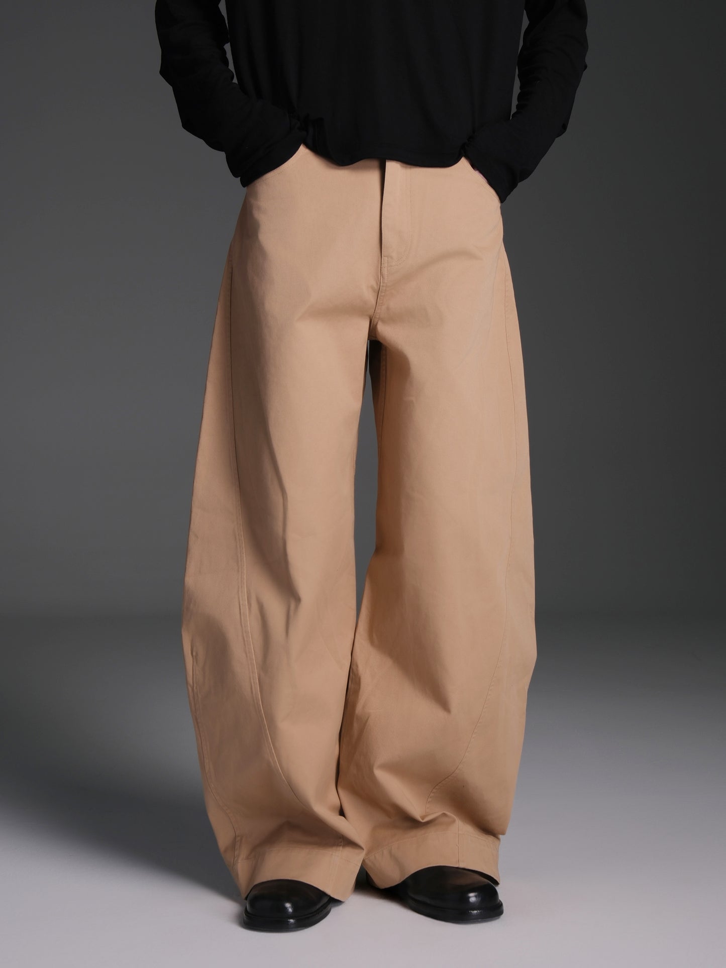 Wide leg casual pants