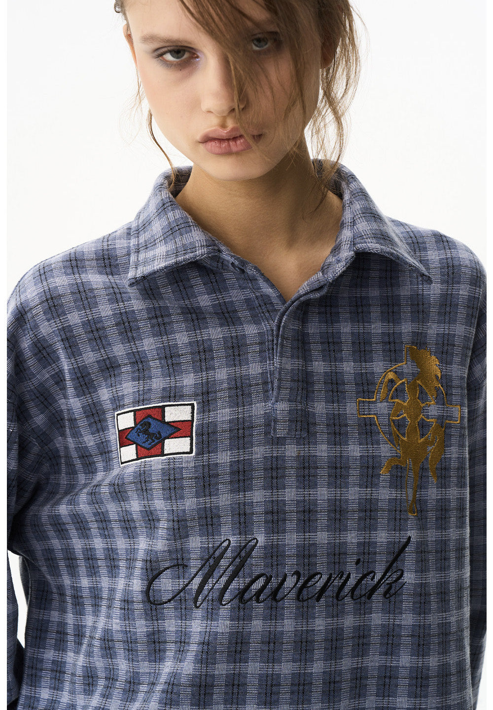 Retro Check Pattern Shirt