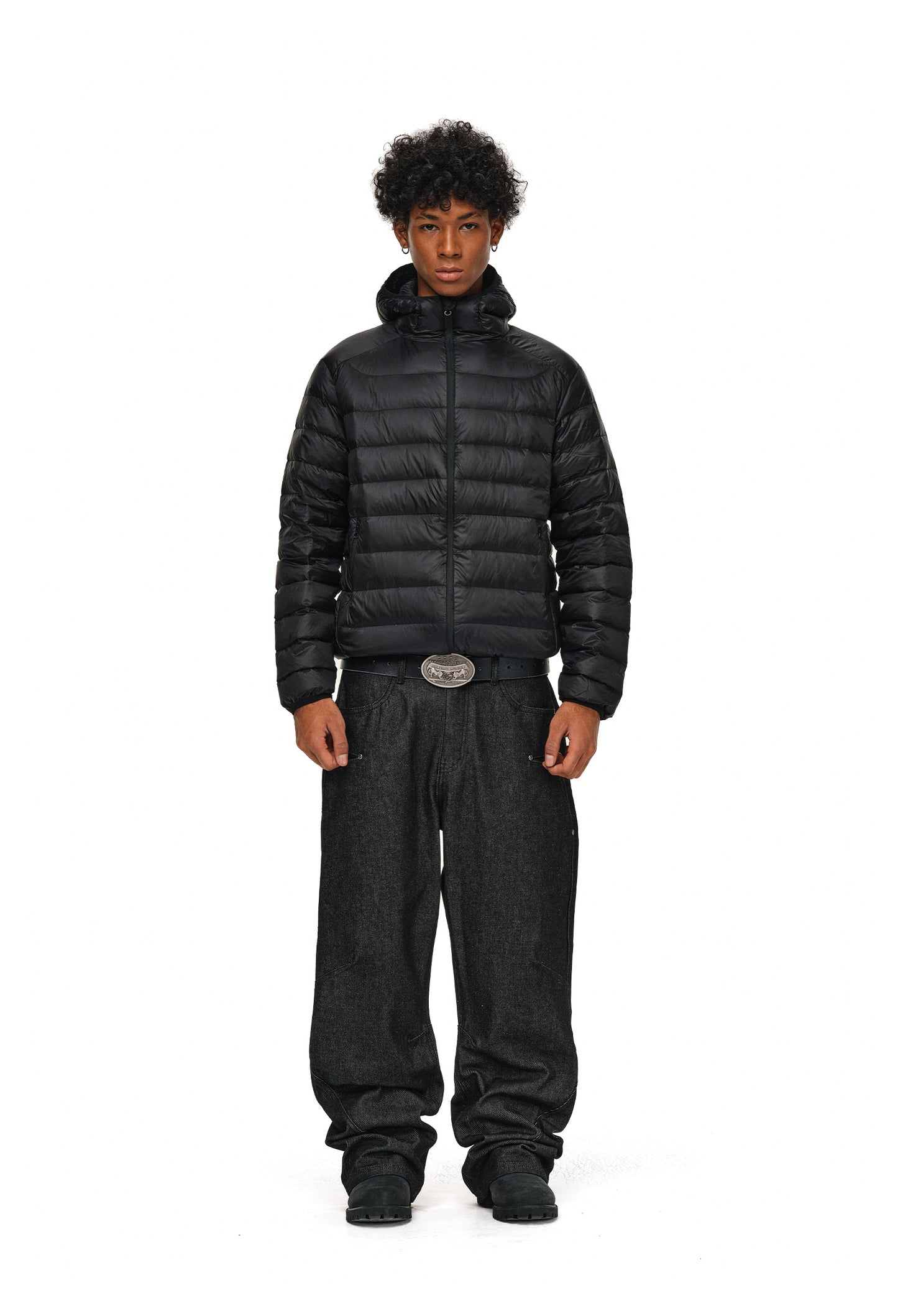 Lightweight Hooded Down Jacket