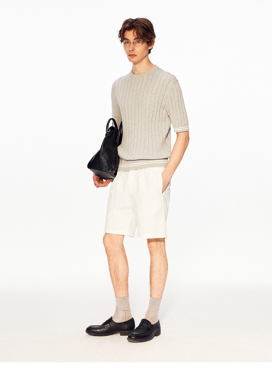 Loose-fit Non-slip Knitted Shirt