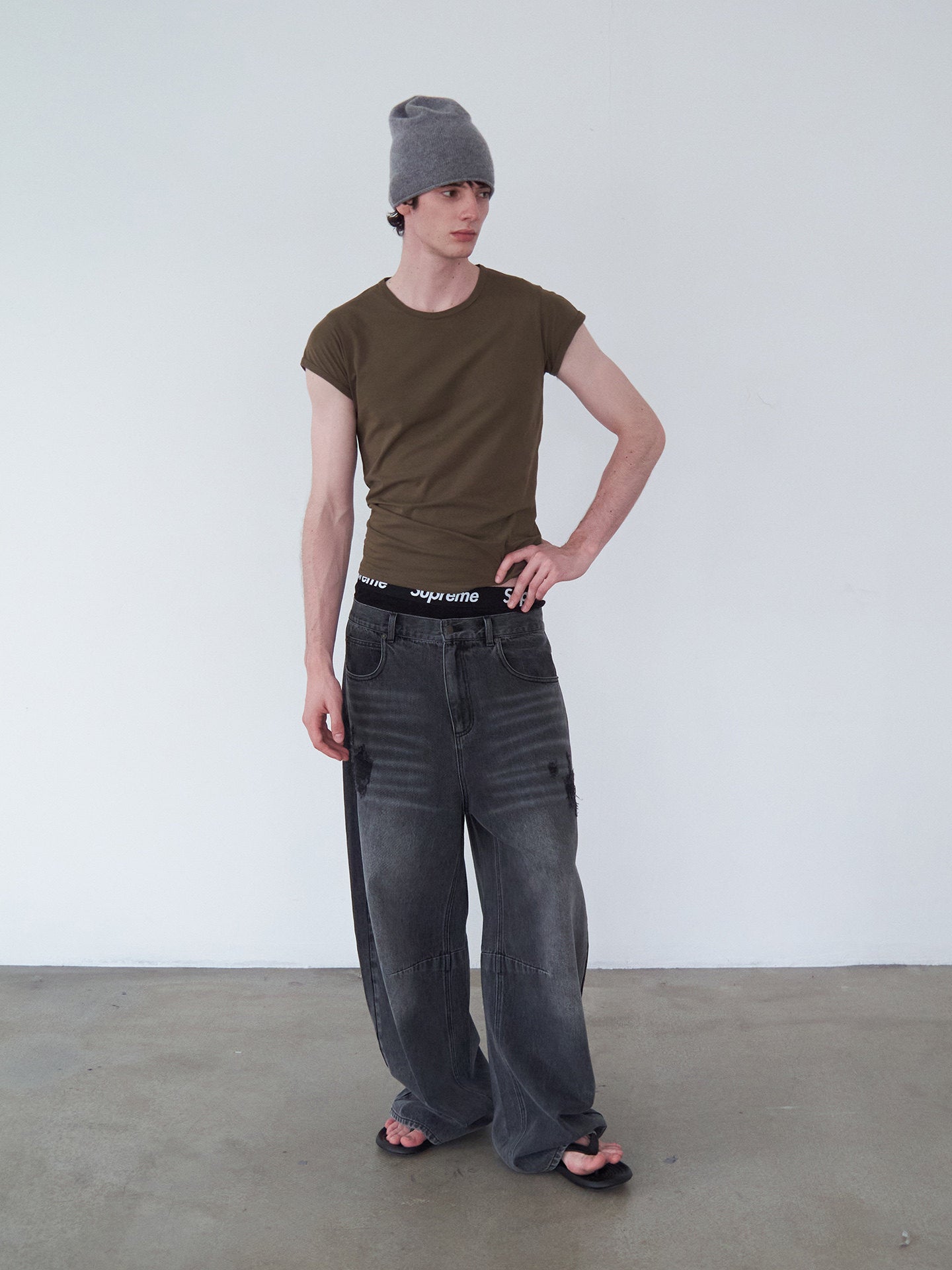Slim-Fit Flying Sleeve T-Shirt