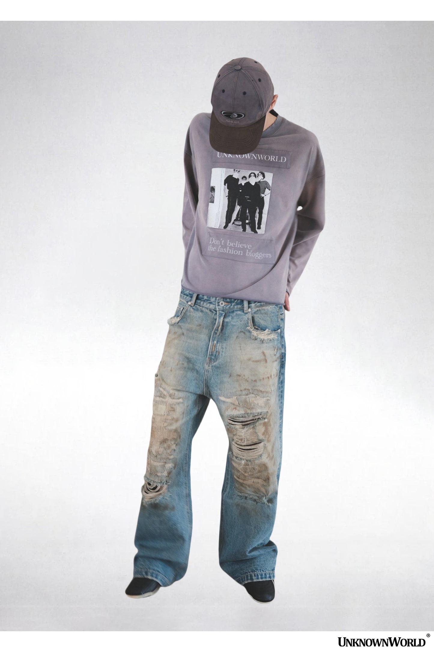 Destroy Mud Dyed Straight Jeans