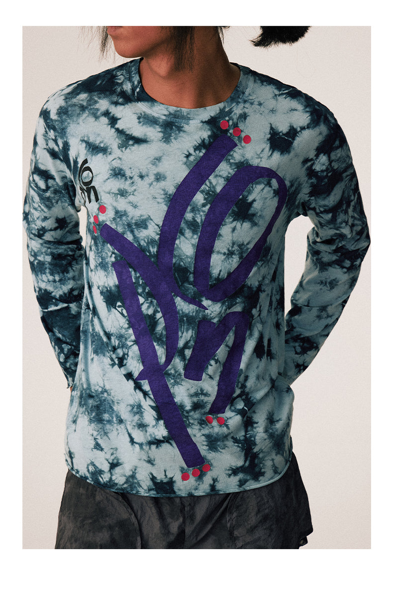 Graffiti Logo Tie-Dye T-Shirt