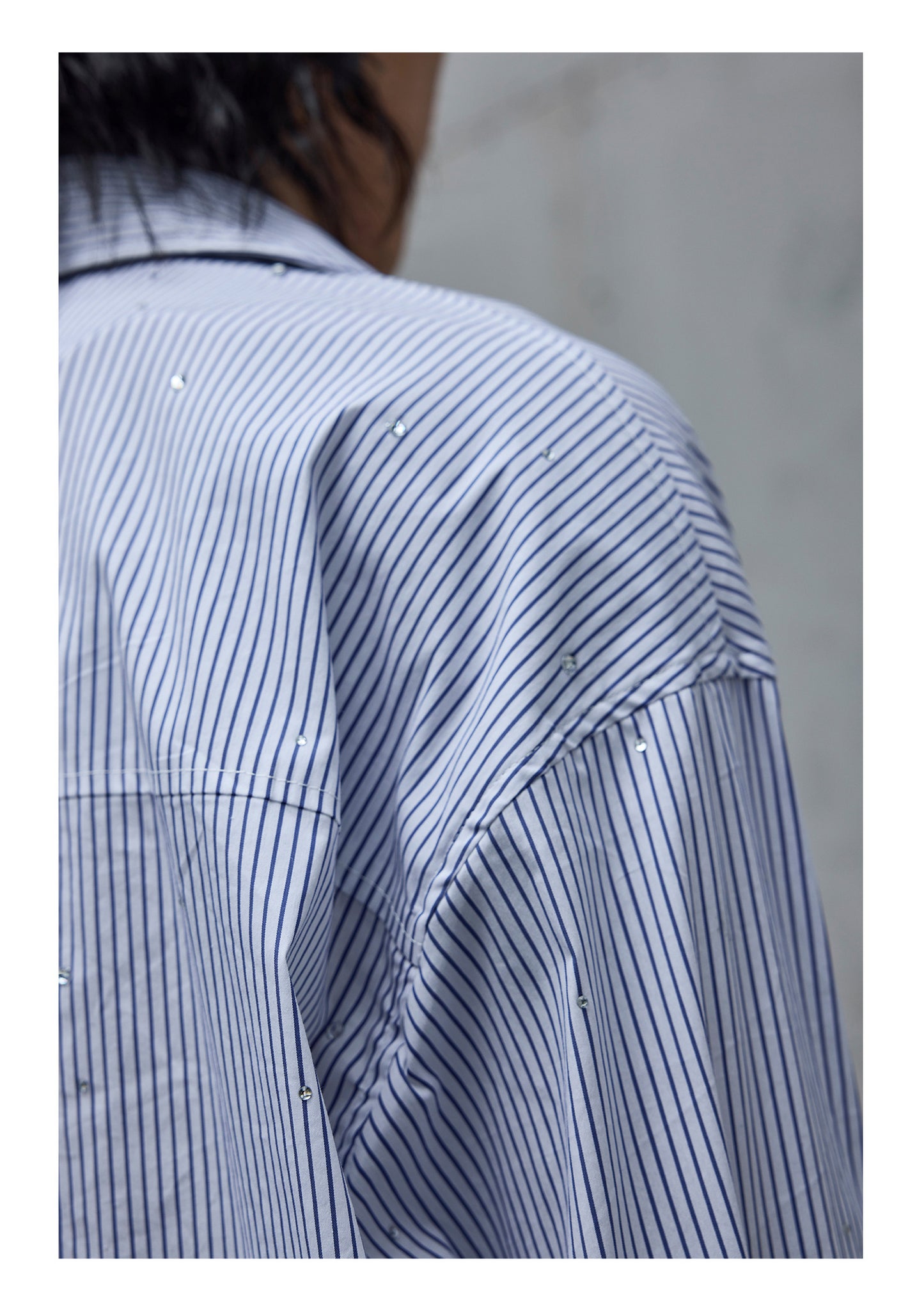 Buttoned striped shirt