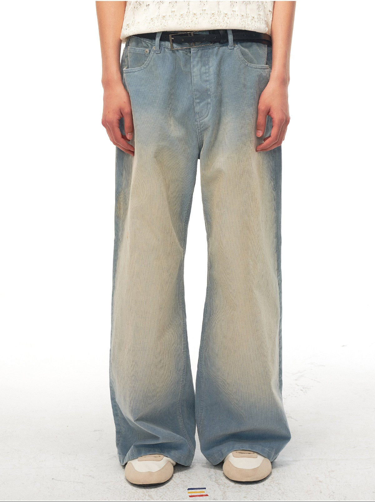Wash-treated Corduroy Casual Pants