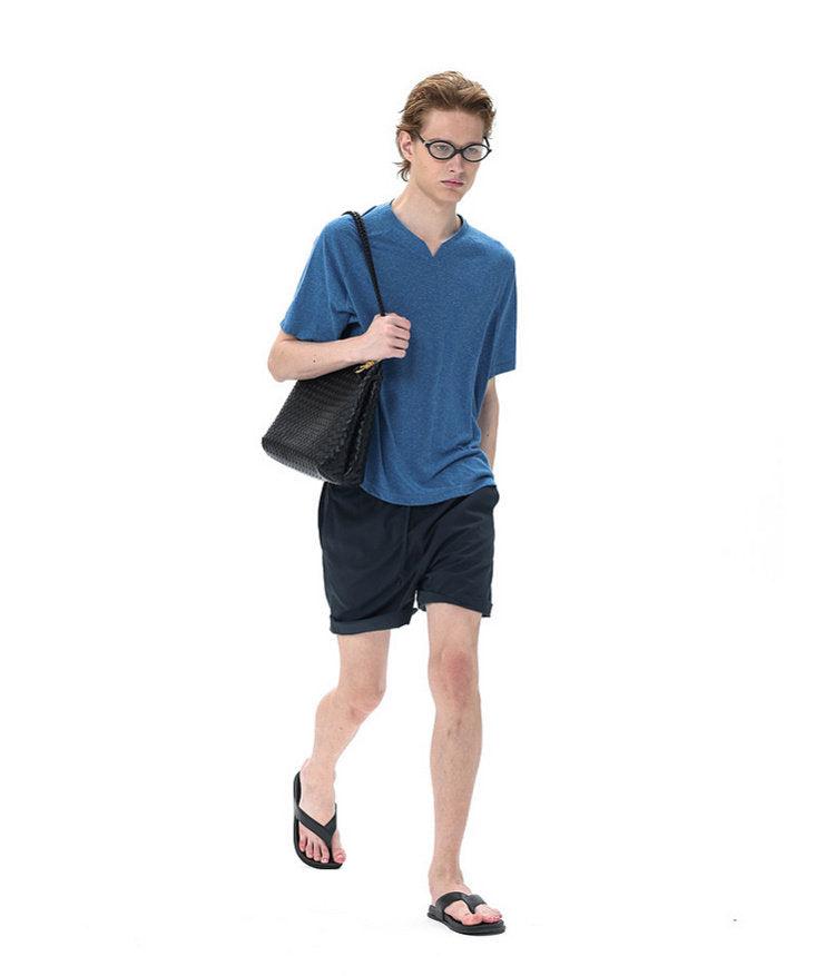 Small V-neck Raglan T-shirt
