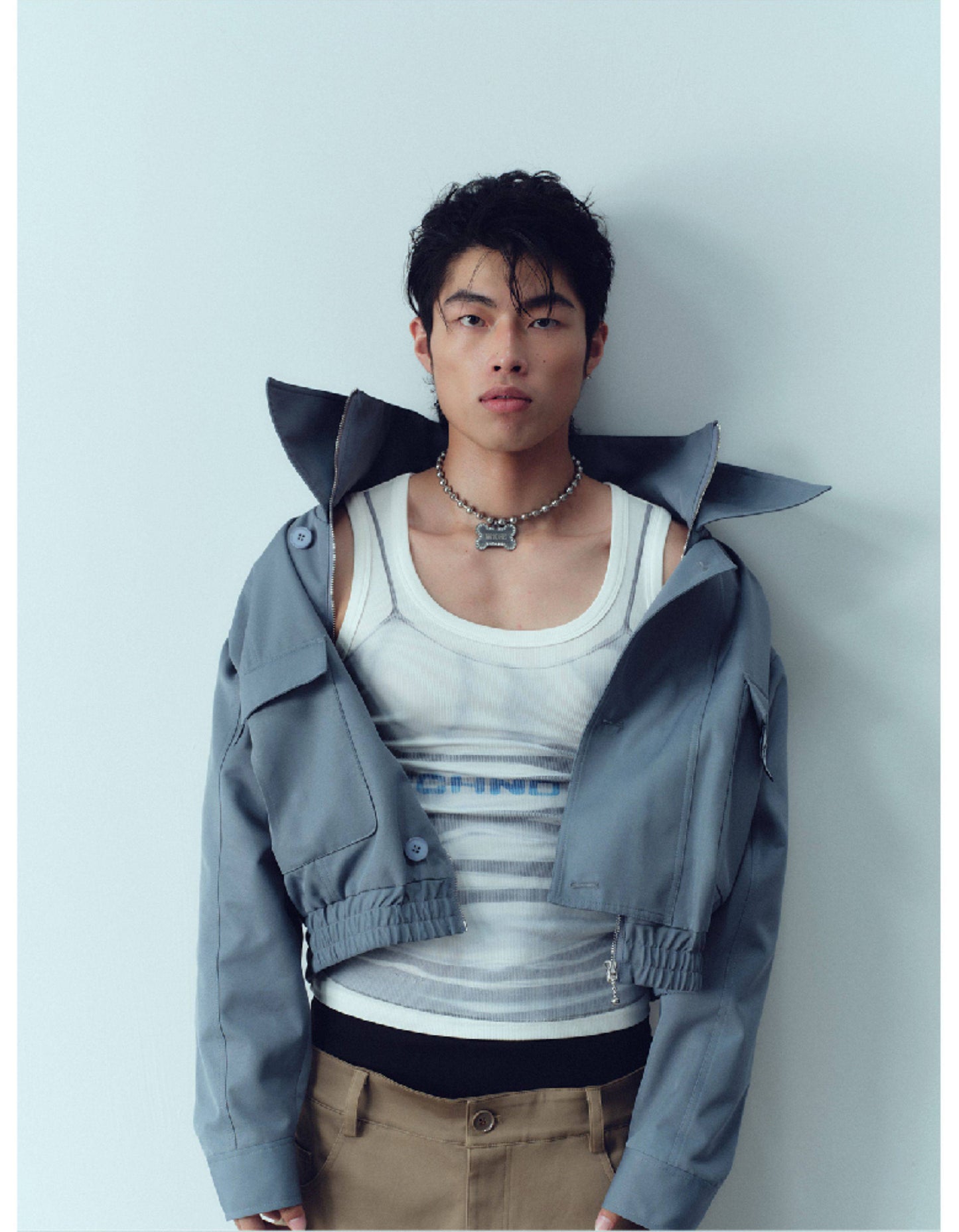 Wide Shoulder Workwear Jacket