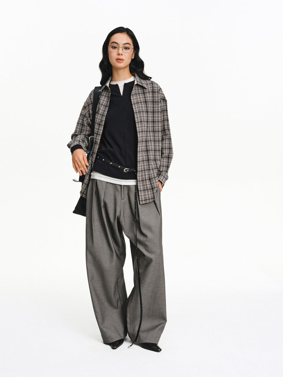 Contrast Color Casual Shirt