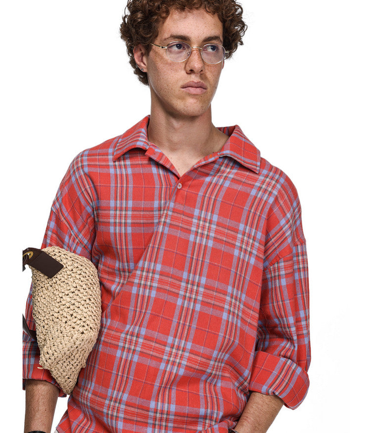Unisex Open-Neck Shirt