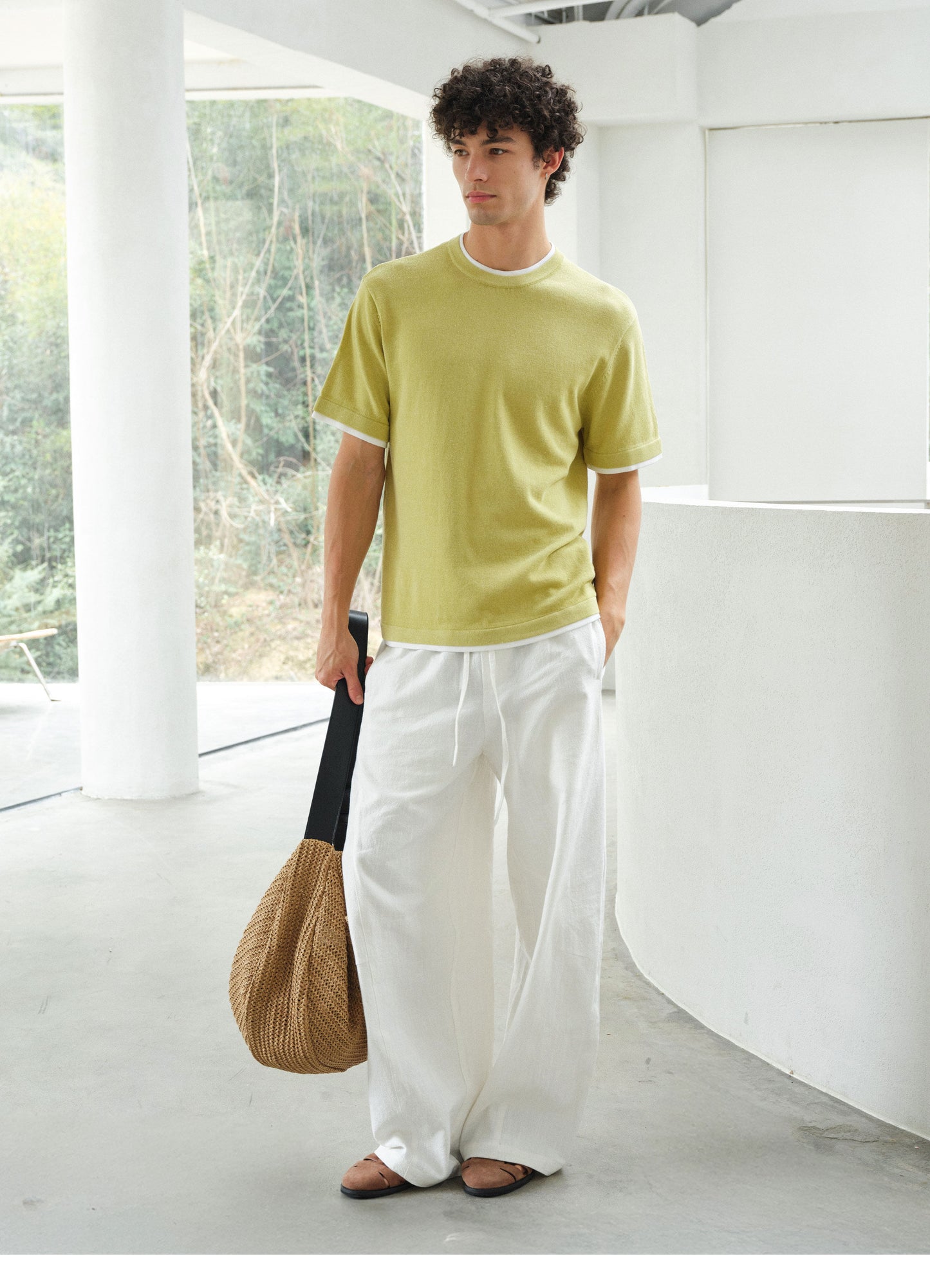 Fake Two-Piece Unisex T-Shirt