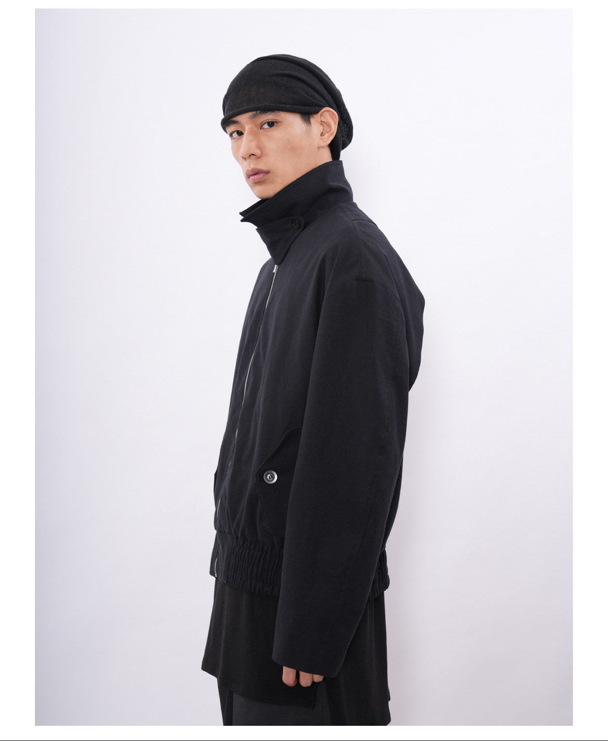 Knit Layered-Look Beanie